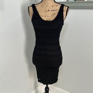 Jennyfer Elegant bodycon Black Lace Dress